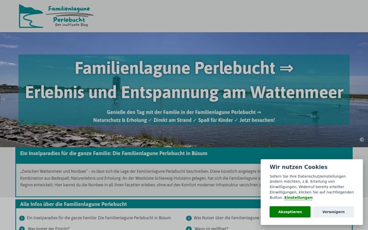 Skjámynd af familienlagune-perlebucht.de