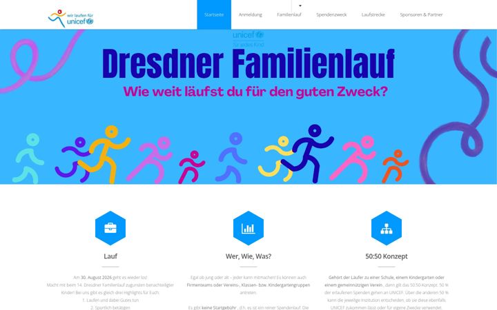 Skjámynd af familienlauf-dresden.de