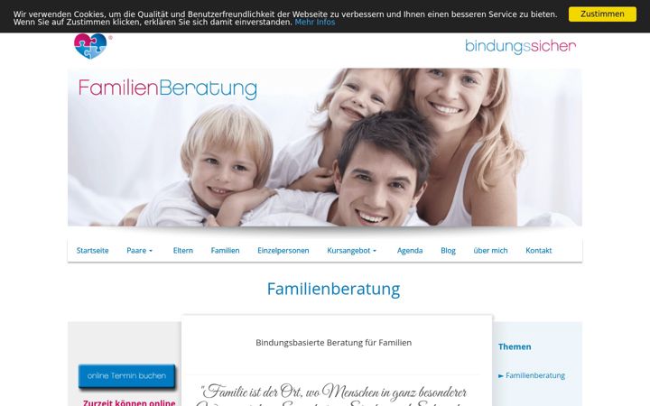 Screenshot of familienliebe.ch