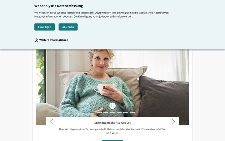 Screenshot of familienplanung.de