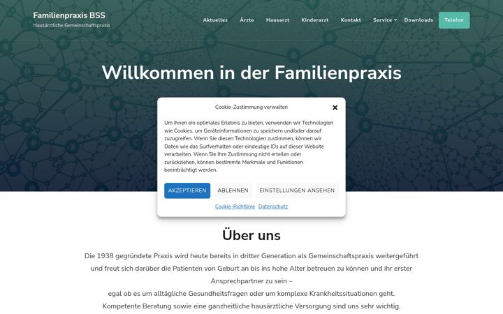 Ekrano kopija familienpraxis-bss.de