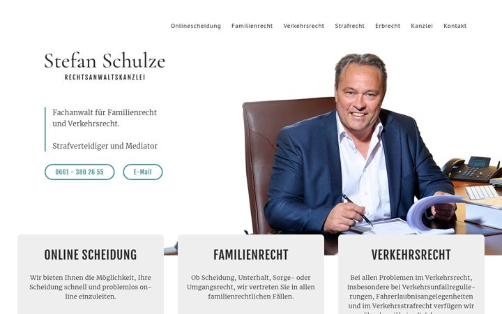 Snimka zaslona za familienrecht-fulda.de