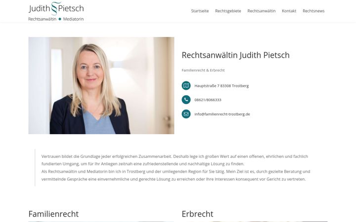Zrzut ekranu familienrecht-trostberg.de