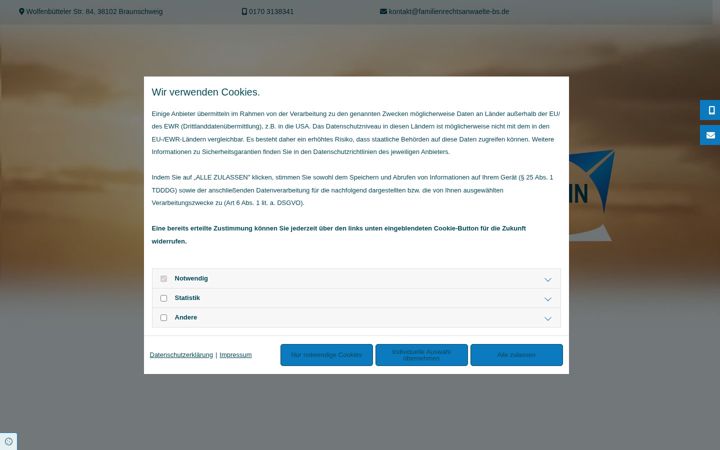 Zrzut ekranu familienrechtsanwaelte-bs.de
