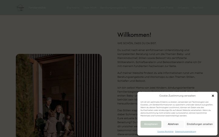 Snimka zaslona za familienstueble.de