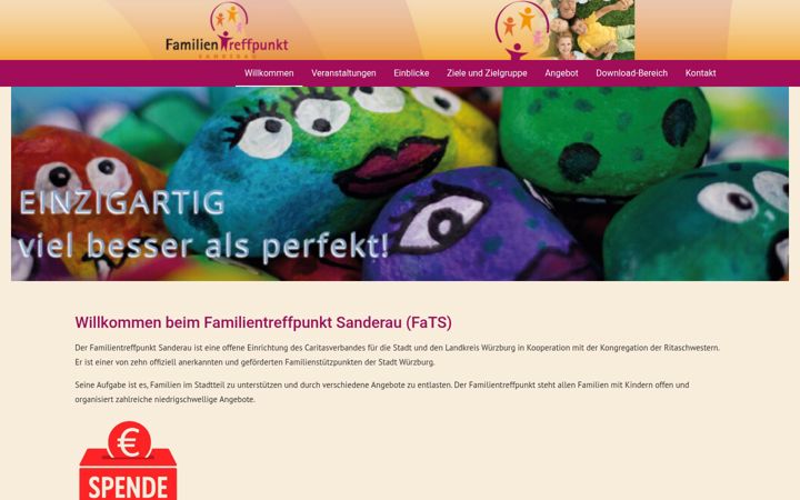 Snímek obrazovky familientreffpunkt-sanderau.de