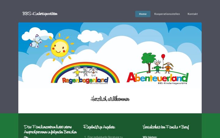 Skärmbild av familienzentrum-ahaus.de
