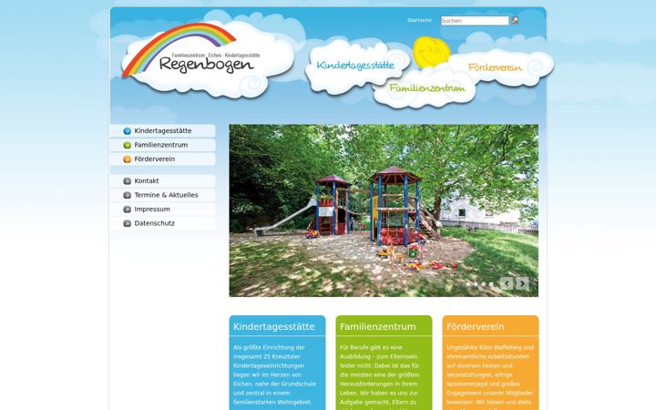 Snímek obrazovky familienzentrum-eichen.de