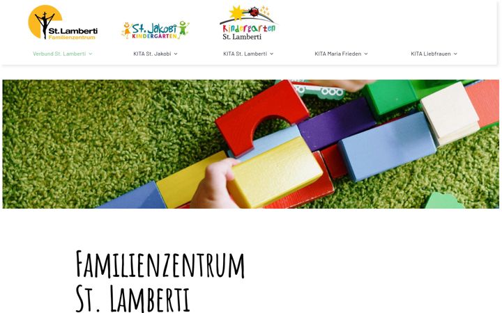 Skärmbild av familienzentrum-liebfrauen.de