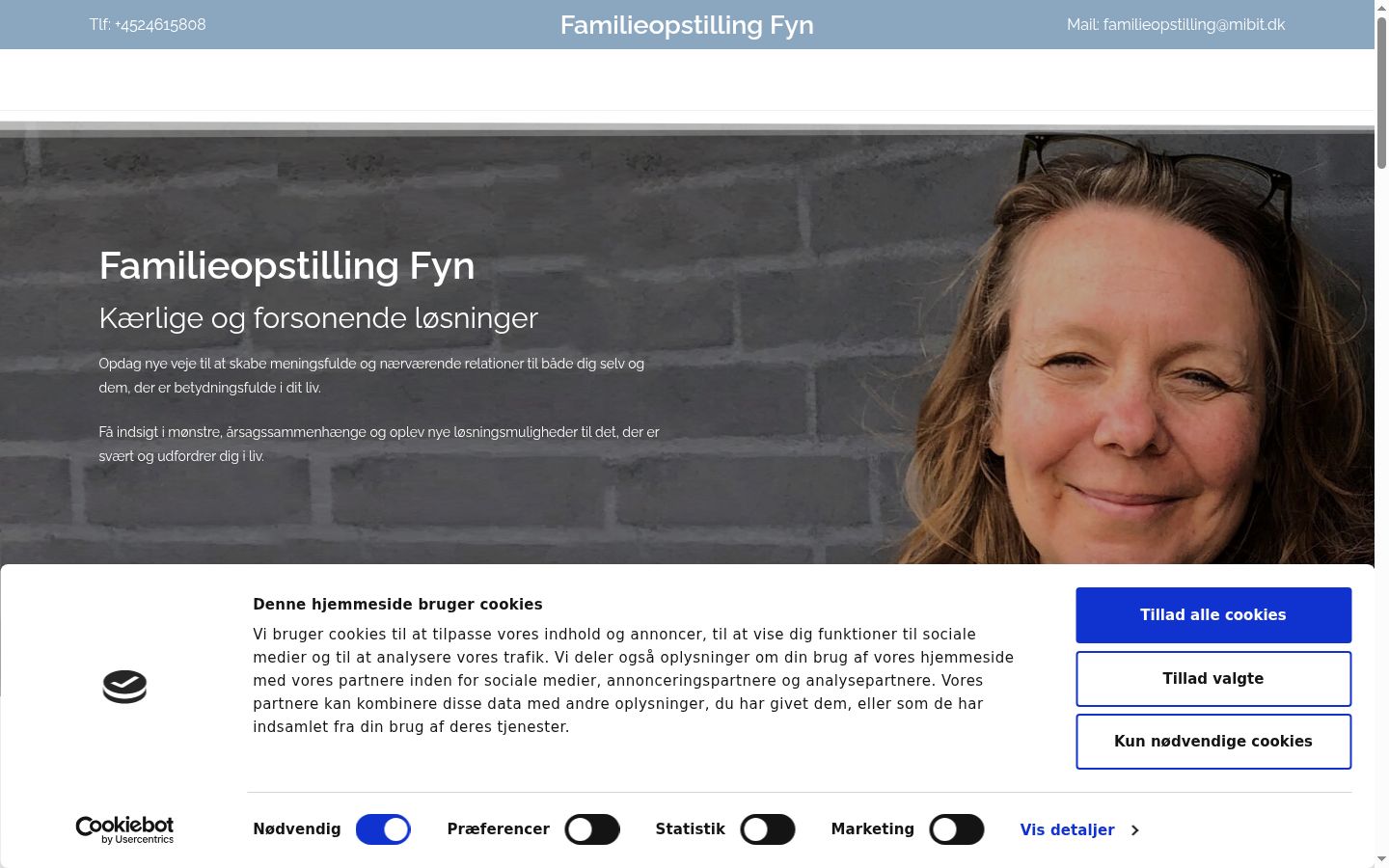Screenshot tal-banner tal-kunsens muri qabel kwalunkwe interazzjoni