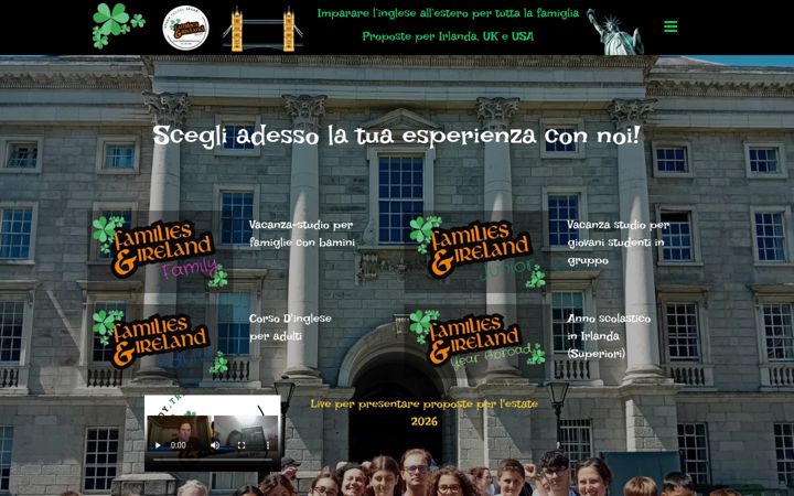 Screenshot ta' familiesandireland.com