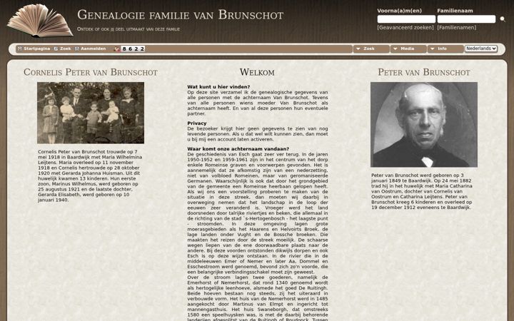 Screenshot of familievanbrunschot.nl