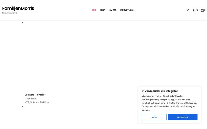 Screenshot of familjenmorris.se
