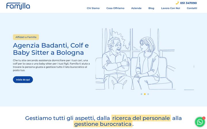 Screenshot von familla.it