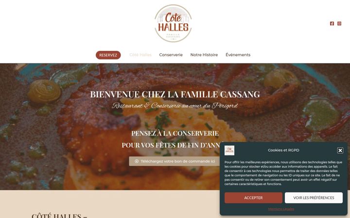 Screenshot του famille-cassang.fr