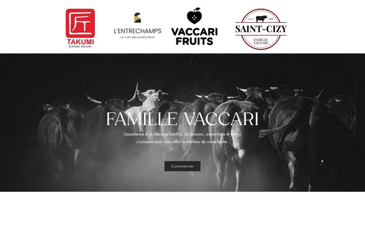 Screenshot of famillevaccari.fr