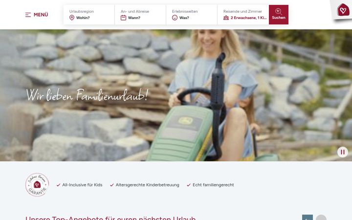 Screenshot of familotel.com