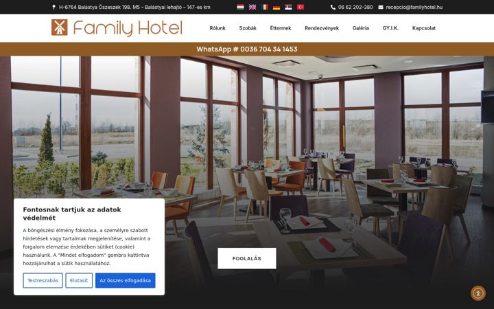 Screenshot of family-hotel.hu