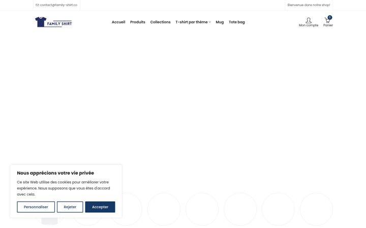 Screenshot of family-shirt.co