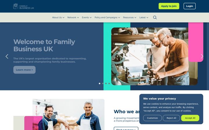 Screenshot of familybusinessuk.org