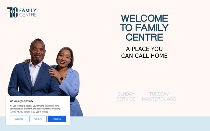 Screenshot of familycentre.online