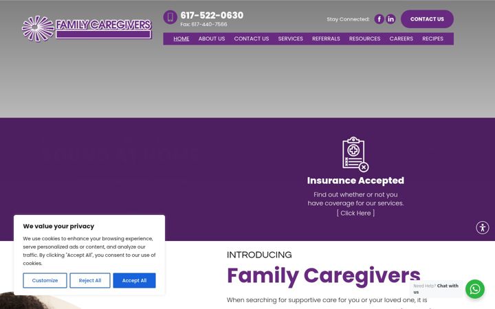Screenshot of familycg.org