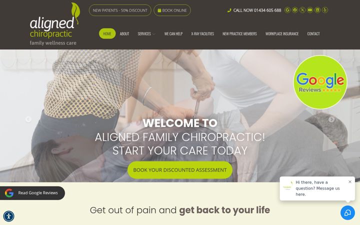Screenshot of familychiropractic.uk.com