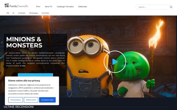 Screenshot of familycinematv.it