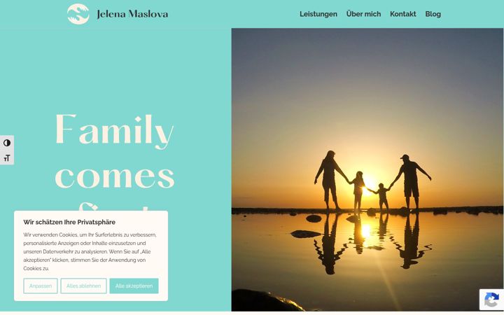 Screenshot of familycomesfirst.de