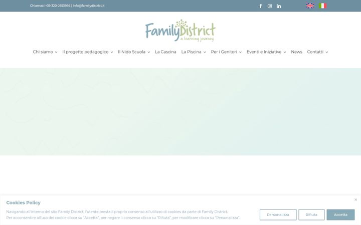 Screenshot of familydistrict.it