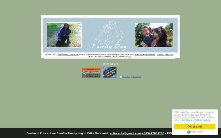 Screenshot of familydog.it