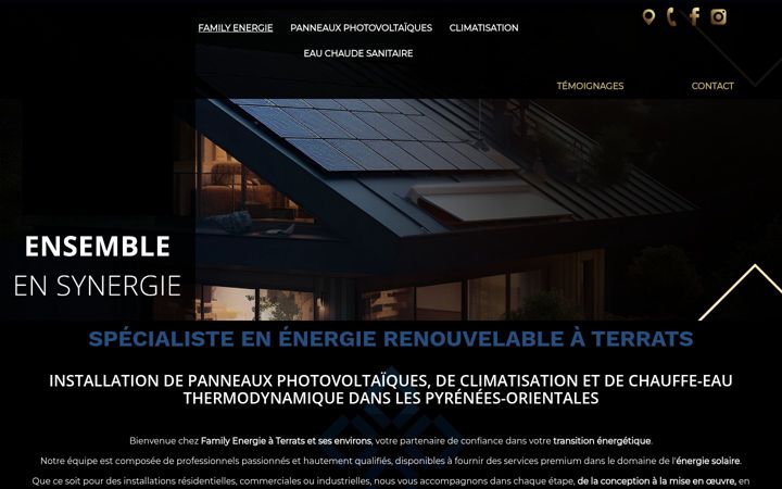 Screenshot of familyenergie.fr