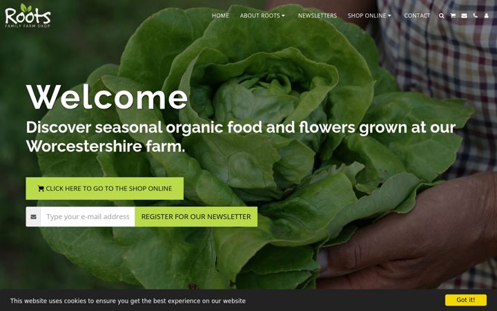 Screenshot του familyfarmshop.net