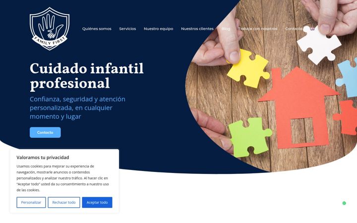 Screenshot of familyfirst.es