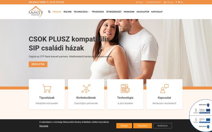 Screenshot of familyhome.hu