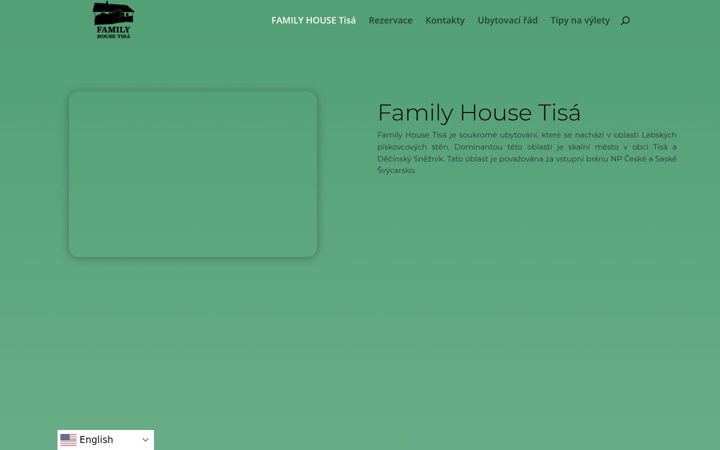 Screenshot of familyhousetisa.cz