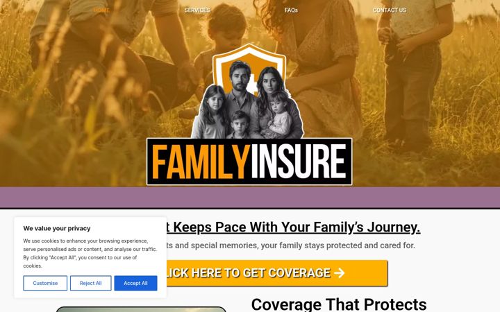 Screenshot of familyinsure.ca