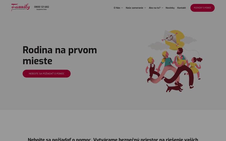 Snimka zaslona za familykampan.sk
