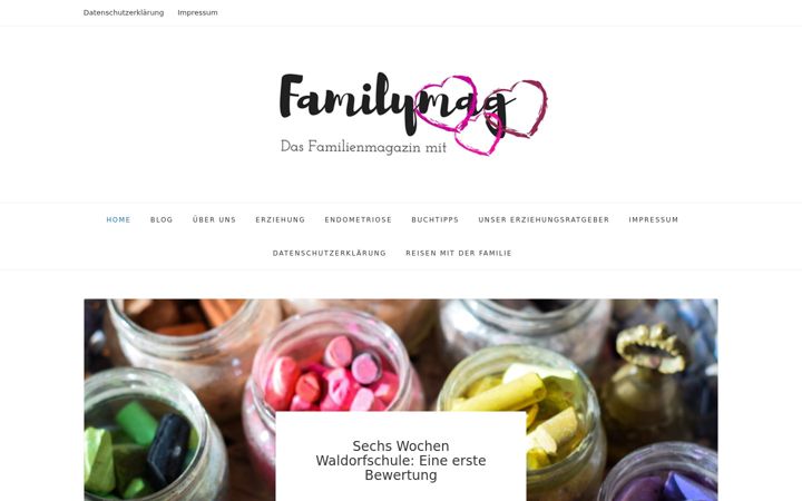 Screenshot του familymag.net