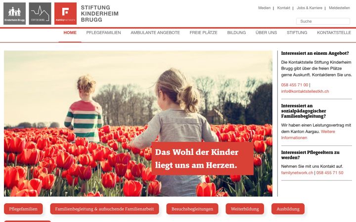 Screenshot of familynetwork.ch