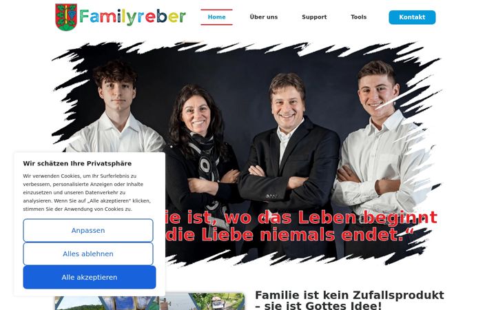Screenshot of familyreber.ch