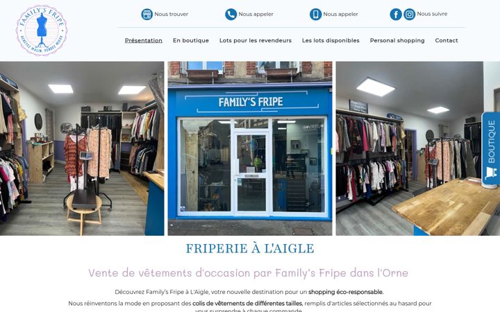 Screenshot of familysfripe.fr