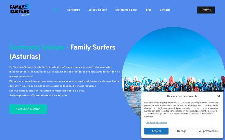 Screenshot of familysurfers.com