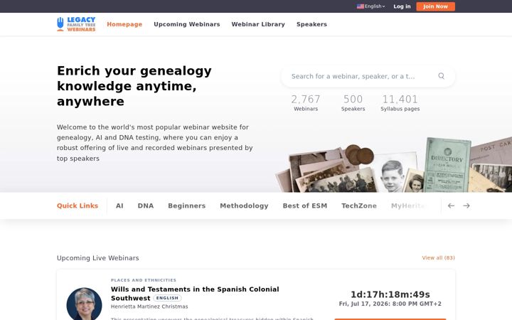 familytreewebinars.com