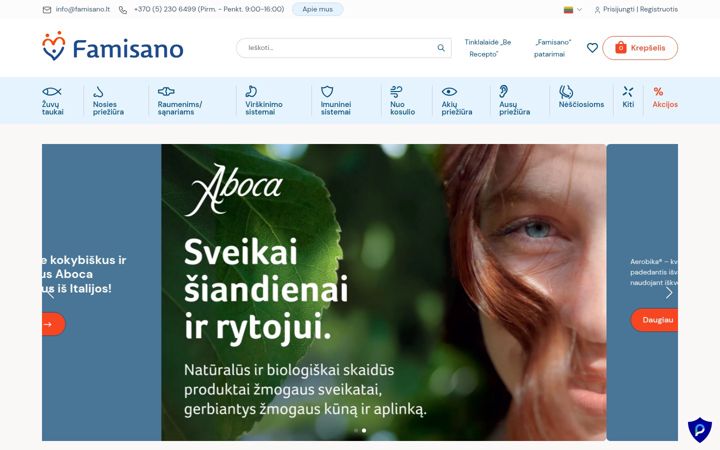 Képernyőkép: famisano.lt
