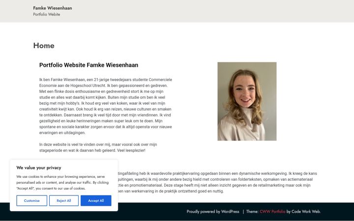 Screenshot of famkewiesenhaan.com