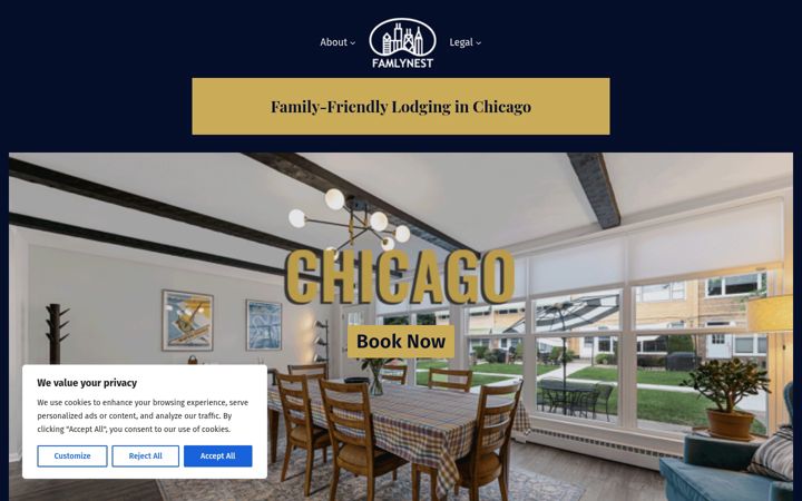 Screenshot of famlynest.com