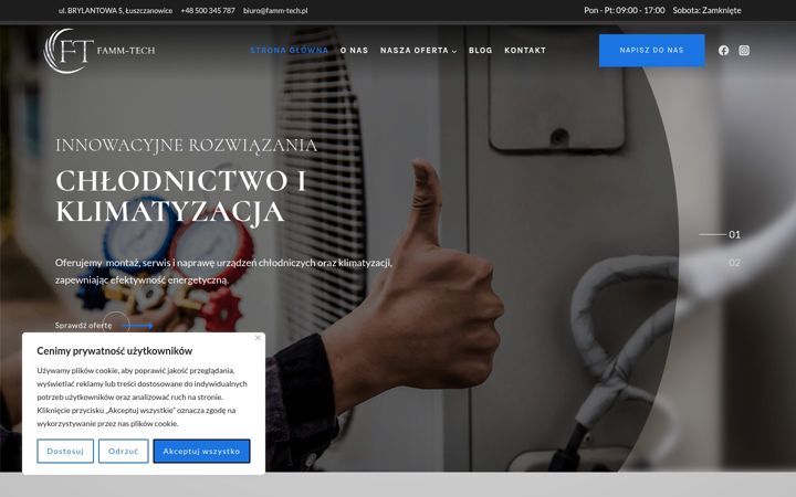 Screenshot of famm-tech.pl