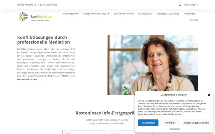 Képernyőkép: fammediation.de