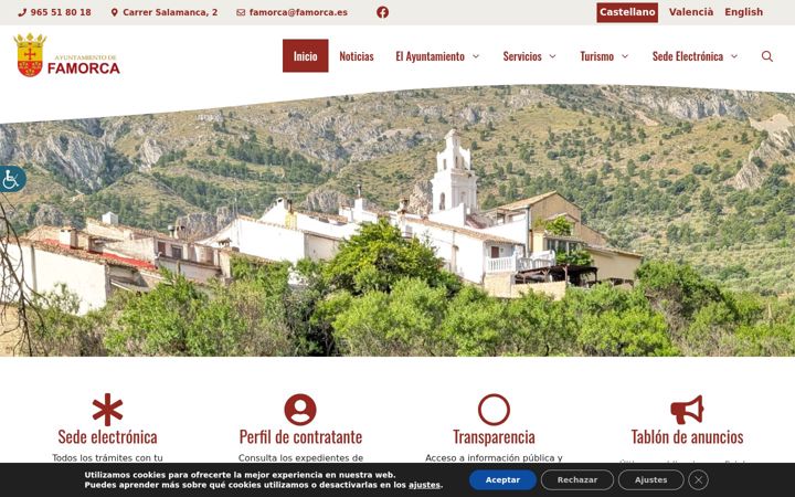 Screenshot του famorca.es